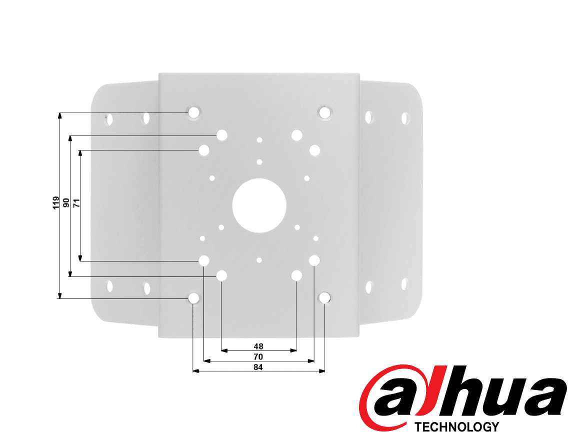 DAHUA PFA151 - Montaje para esquinas compatible con camaras PTZ DAHUA y bullet IPCHFW5421EZ - vista 2