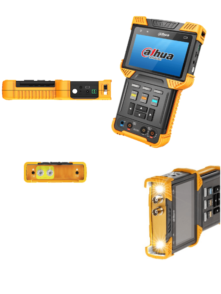 DAHUA PFM900-E - Probador de Video IP y HDCVI/ Soporta H.264 y H.265/ Soporta Control PTZ & Probador de Audio/ Soporta Prueba de Cable de Red/ Multimetro Digital/ Salida Poe 802.3at y Salida de 12v 2Amp/ - vista 3