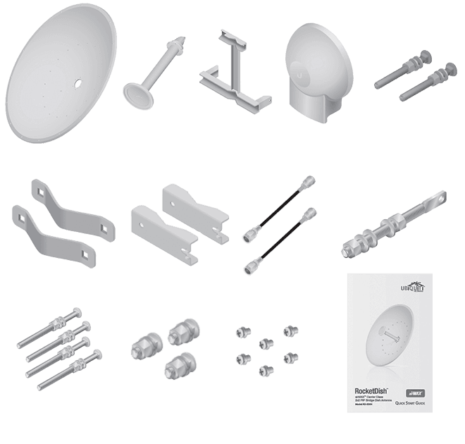 UBIQUITI ROCKETDISH RD-5G34 -Antena direccional conectorizada para radio, 5.8GHz, ganancia de 34 dBi, con tecnología MIMO. - vista 6