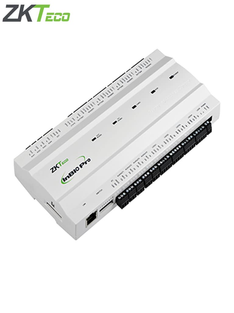 ZKTECO INBIO460PRO - Panel de Control de Acceso Avanzado / 4 Puertas / 20 mil Huellas / Push / Green Label / Requiere Licencia - vista 2