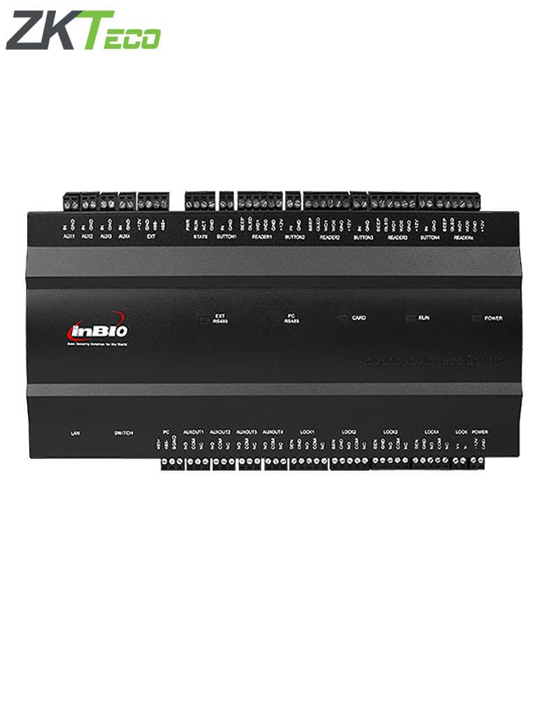 ZKTECO INBIO460 - Control de Acceso para 4 Puertas / 4 Lectoras / 3000 Huellas / 100000 Registros - vista 2