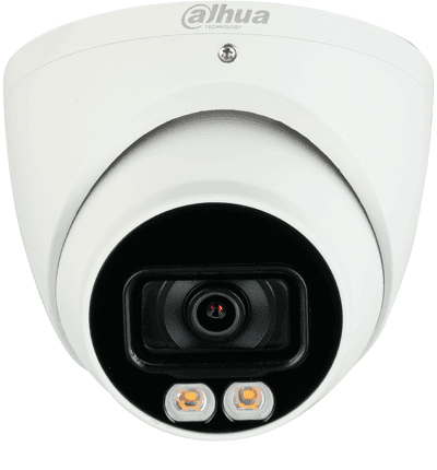 DAHUA HAC-HDW1809T-A-LED - Camara Domo Eyeball 4k Full Color/ 8 Megapixeles/ Lente de 2.8 mm/ 106 Grados de Apertura/ Microfono Integrado/ 40 Metros de Iluminación/ Imagen a Color 24/7/ Super Adapt/ WDR de 120 dB/ - vista 3