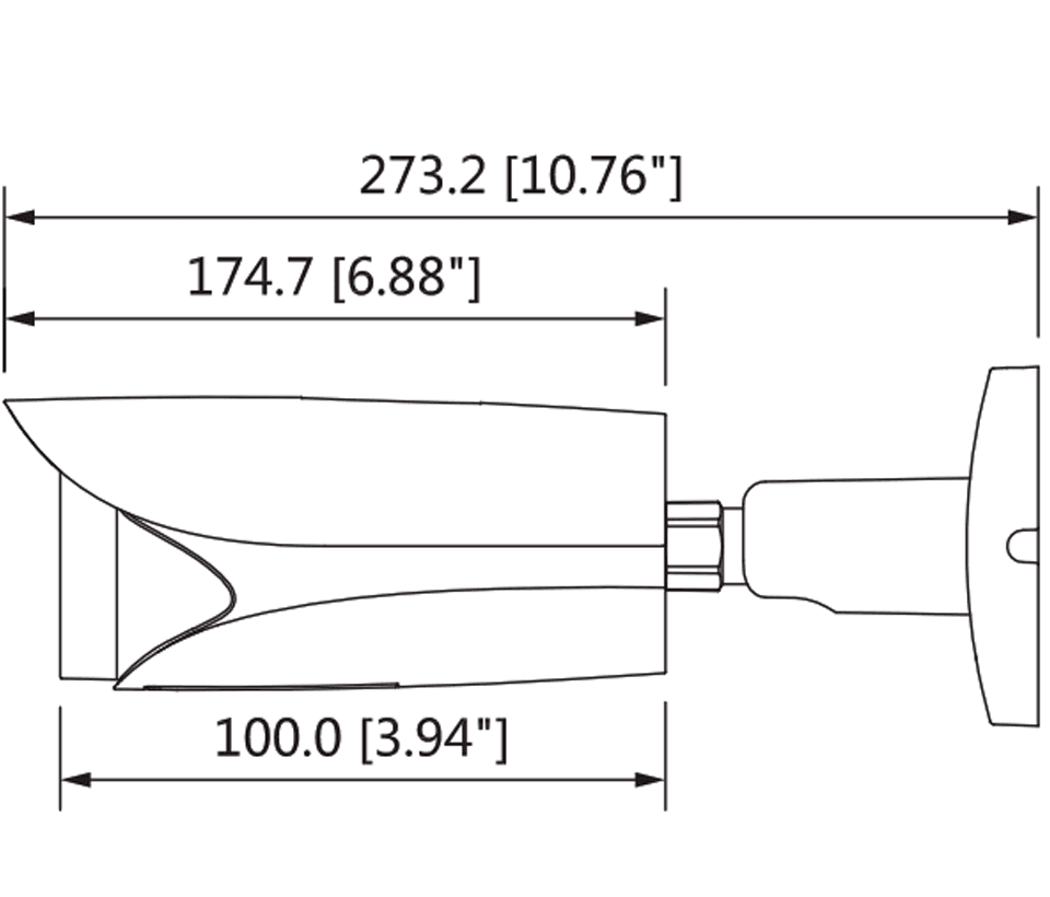 DAHUA IPCHFW5431EZE - Cámara IP bullet 4 Mp / H265+ / WDR Real 120 dB / Lente motorizado 2.7 mm a 13.5 mm / IVS / Ir 50 Mts / IP67 / IK10 / PoE / ePoE - vista 2