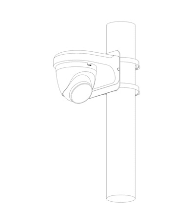 DAHUA HAC-HDW1801TQN-A - Camara Domo 4k/ 8 Megapixeles con Microfono Integrado/ Lente de 2.8mm/ 106 Grados de Apertura/ IR de 40 Metros/  Super Adapt/ Instalación Rapida/ WDR Real de 120 dB/ IP67/ Soporta: CVI/CVBS/AHD/TVI/ - vista 4