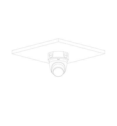 DAHUA HAC-HDW1801TQN-A - Camara Domo 4k/ 8 Megapixeles con Microfono Integrado/ Lente de 2.8mm/ 106 Grados de Apertura/ IR de 40 Metros/  Super Adapt/ Instalación Rapida/ WDR Real de 120 dB/ IP67/ Soporta: CVI/CVBS/AHD/TVI/ - vista 5