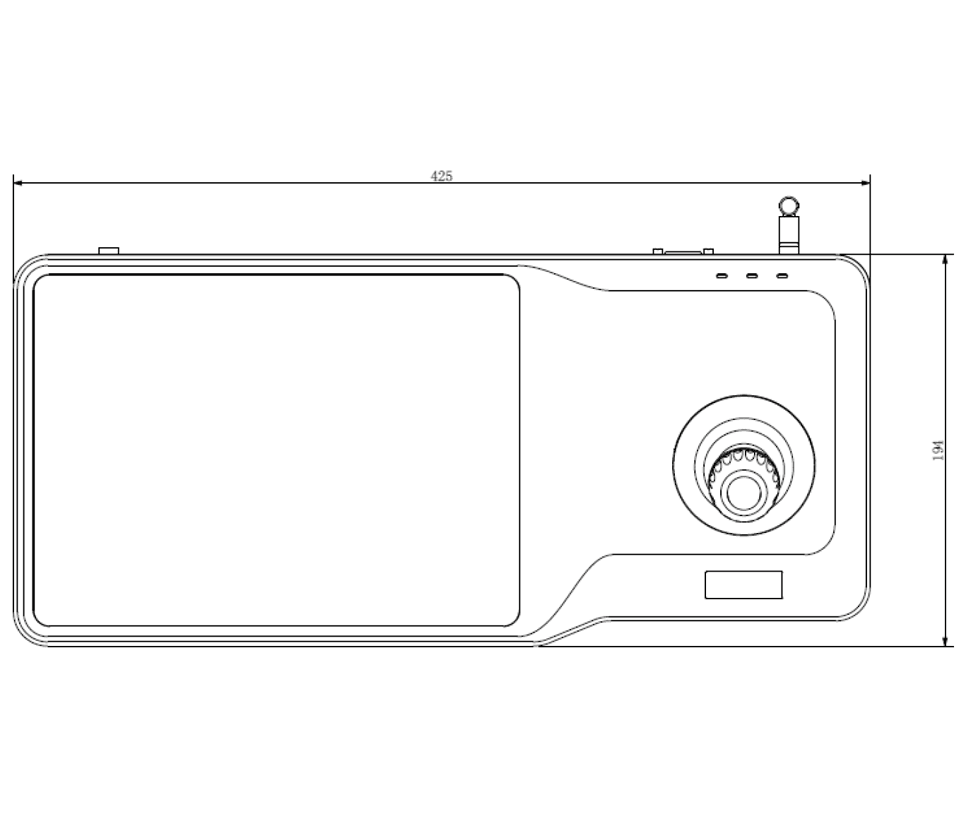 DAHUA NKB5000-F - Teclado Controlador de Red HD/ Control de PTZs, DVRs, NVRs e IPC/ 4 Salidas HDMI/ Soporta Función de Videowall/ Soporta Resolución 4k/ Onvif/ Teclado Inalámbrico/ Pantalla Tactil de 10 Pulgadas/ Wifi/ RS232/RS485/ - vista 3