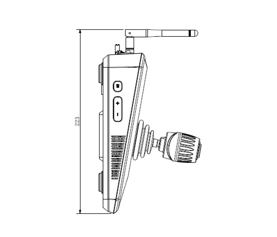 DAHUA NKB5000-F - Teclado Controlador de Red HD/ Control de PTZs, DVRs, NVRs e IPC/ 4 Salidas HDMI/ Soporta Función de Videowall/ Soporta Resolución 4k/ Onvif/ Teclado Inalámbrico/ Pantalla Tactil de 10 Pulgadas/ Wifi/ RS232/RS485/ - vista 4