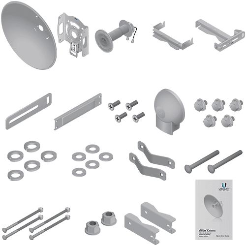 UBIQUITI AF-5G30-S45 - Antena direccional AirFiber X para radio conectorizado de 5GHz con ganancia de 30 dBi, MIMO. Compatible con AF5X y AF5XHD - vista 4