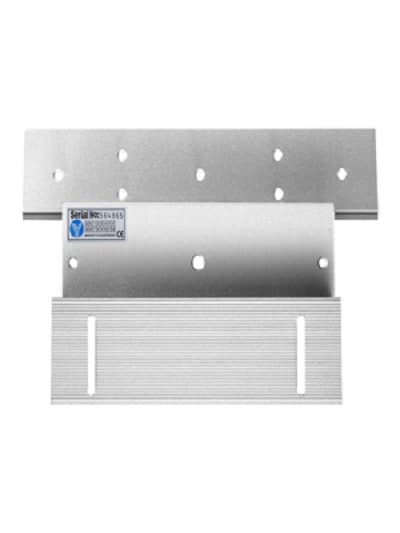 YLI MBK280NZL - Soporte de fijación ZL de aluminio para puerta con apertura interior / Compatible con cerradura magnética y YM280NLED - vista 3