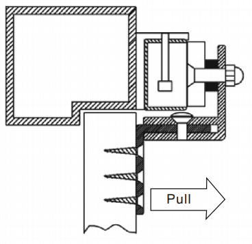 YLI YM350WS - Cerradura Magnética para Control de Acceso / Fuerza de Sujeción de 350 kg (800 lb) / Para puertas de madera, vidrio y metálicas / IP68 para uso exterior e interior - vista 4