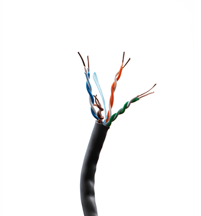 BELDEN 24120081000 - Cable UTP 100% cobre / Categoria 6+ / IBDN / GIGAFLEX 2412 CMR / Color gris / Bobina de 305  Mts - vista 3
