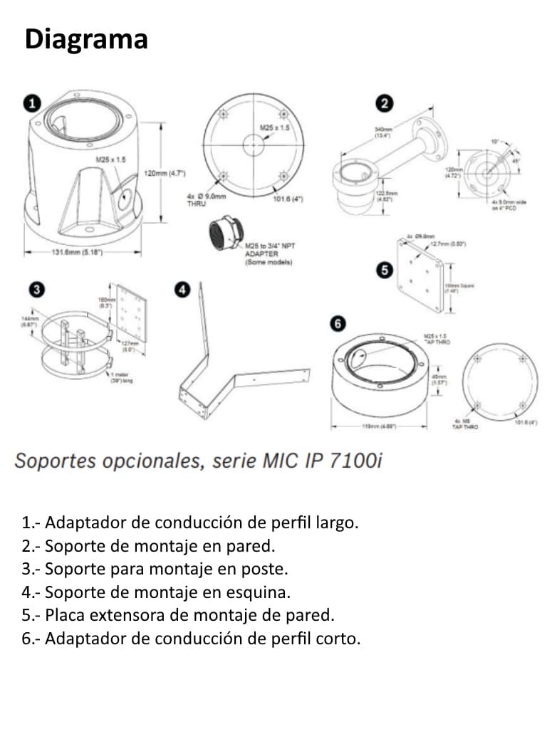 BOSCH V_MIC7522Z30B- PTZ 2MP IP Starlight 7000I/ IP68/ H.265/ Analiticos/ Zoom 30x - vista 2