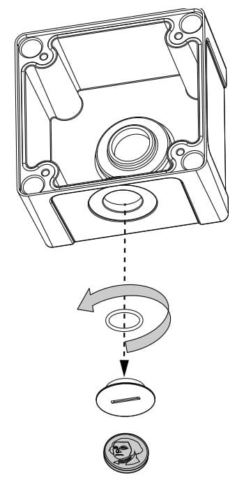 VIVOTEK AM-719_V01 - Caja de conexiones para exterior, compatible con montaje en pared o cualquier superficie plana - vista 4