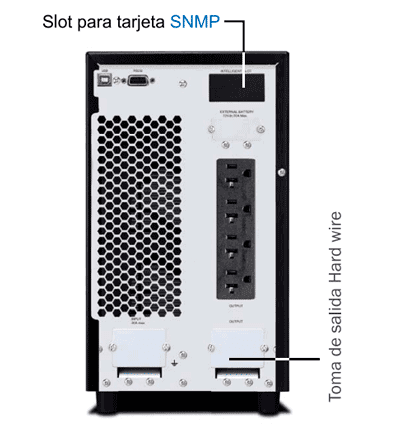 CDP UPO11-3 - UPS online 3000VA / 2700W / 4 Terminales de salida / Baterías 12V a 9AH X 6 / Respaldo 5min a carga completa / Requiere clavija o adaptador NEMA 5-20R - vista 5