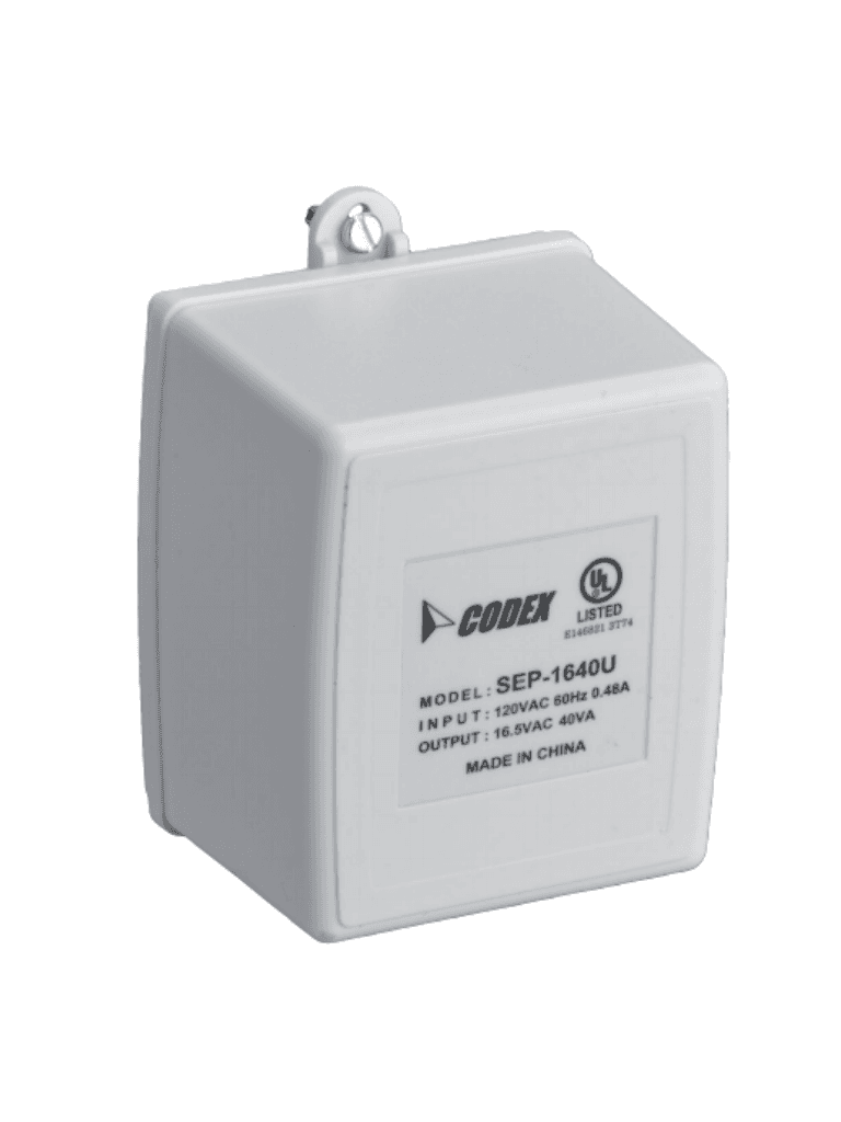 BOSCH I_D1640 - Transformador de 16.5 VCA 40VA. - BOSCH - Fuentes de Poder y Adaptadores - RBM171002