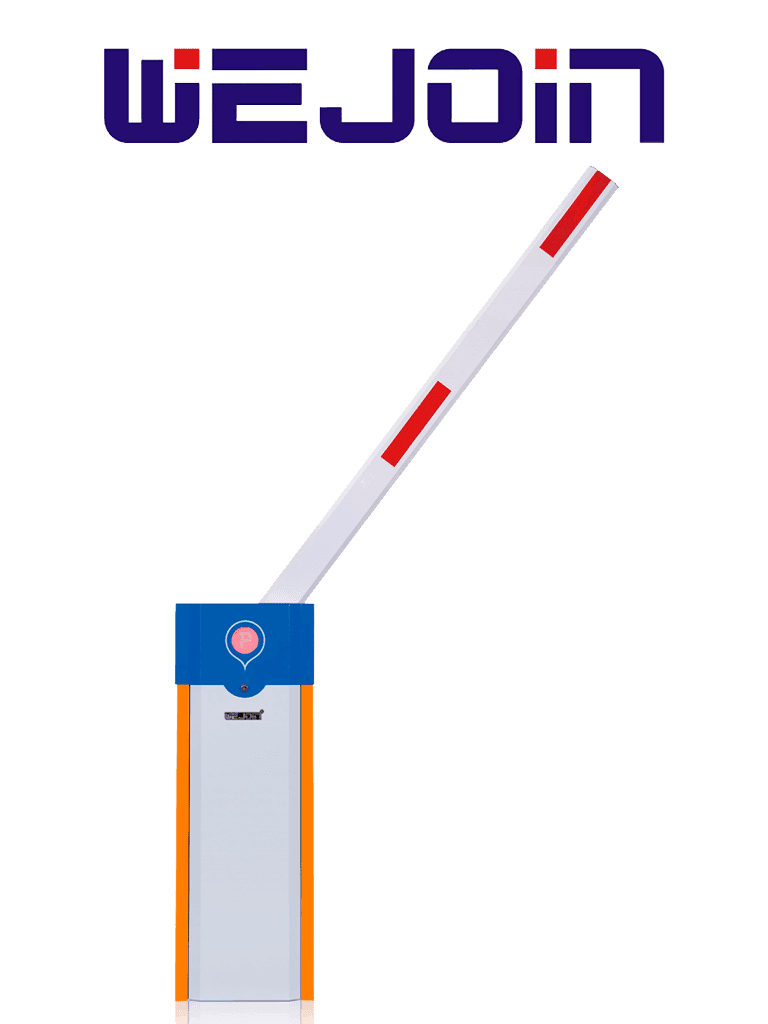 WEJOIN WJCB101VFIL56 - Barrera Vehicular Izquierda Alto Flujo / Motor 24VDC / Brazo Octagonal de 6 metros / Velocidad de 5 segundos / Dirección Ajustable