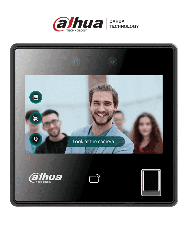 DAHUA ASI3214A-W - Control de acceso con reconocimiento facial y pantalla táctil de 4.3"/ 3,000 rostros/ 5,000 huellas y 3,000 tarjetas MIFARE. Rango de reconocimiento de 0.3 a 1.5 m/ WiFi/ TCP/IP/ Wiegand/ RS485/ P2P. FACT